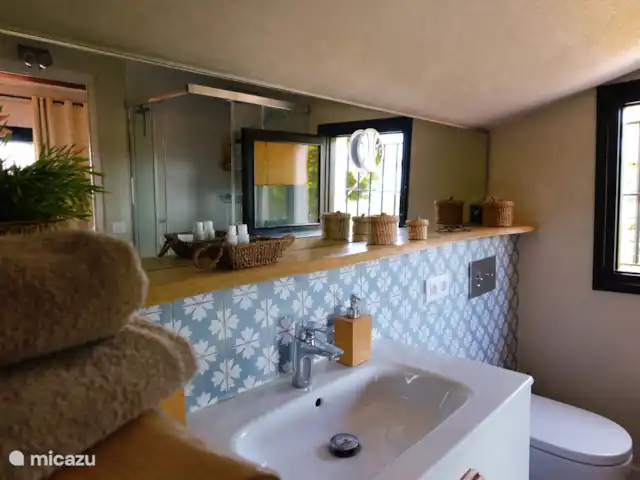 Location de Vacances Espagne, Barcelone, Sant Andreu de Llavaneres , penthouse - Loft sur le domaine – Côte de Barcelone Salle de Bains