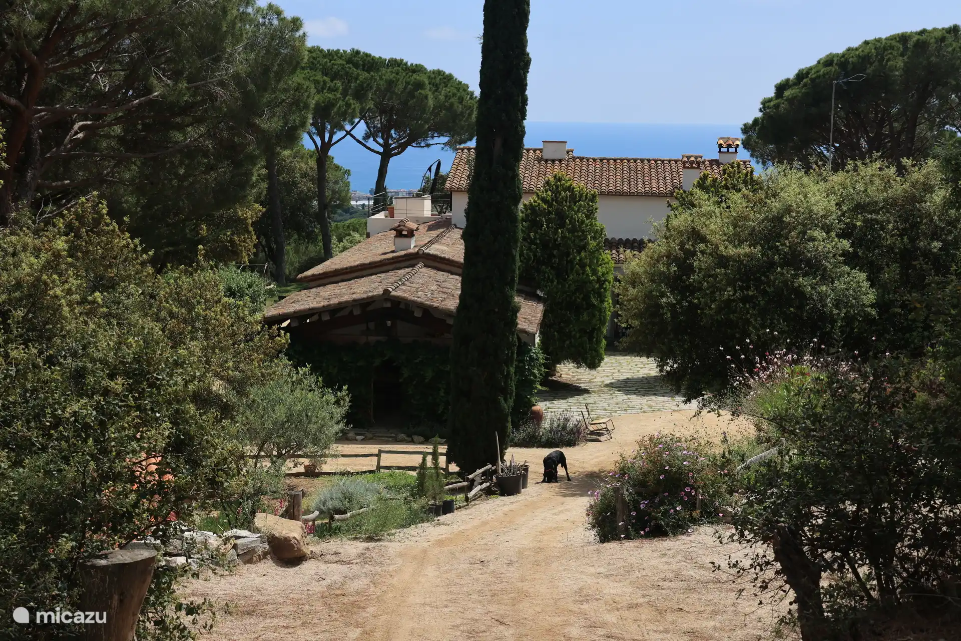 Hoofdhuis - de Pergola bevindt zich op de eerste verdieping