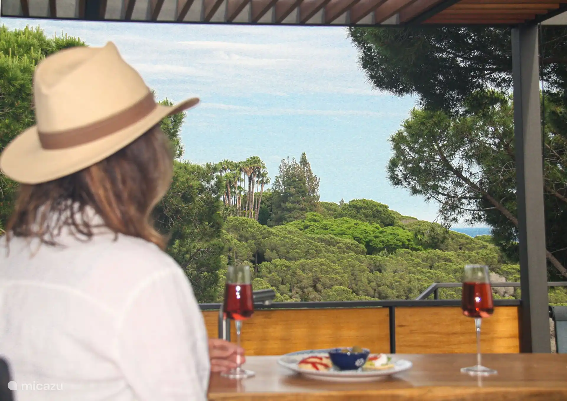 Zee en bos hele jaar door groen