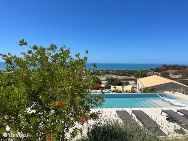 Location de Vacances Italie, Sicile, Sampieri, villa - Vista Blu Vue de la véranda pour les chambres