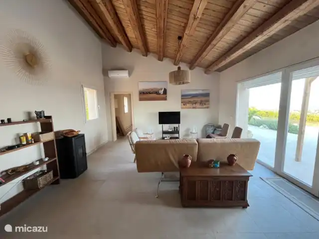 Location de Vacances Italie, Sicile, Sampieri, villa - Vista Blu Vue depuis la connexion ouverte à la cuisine