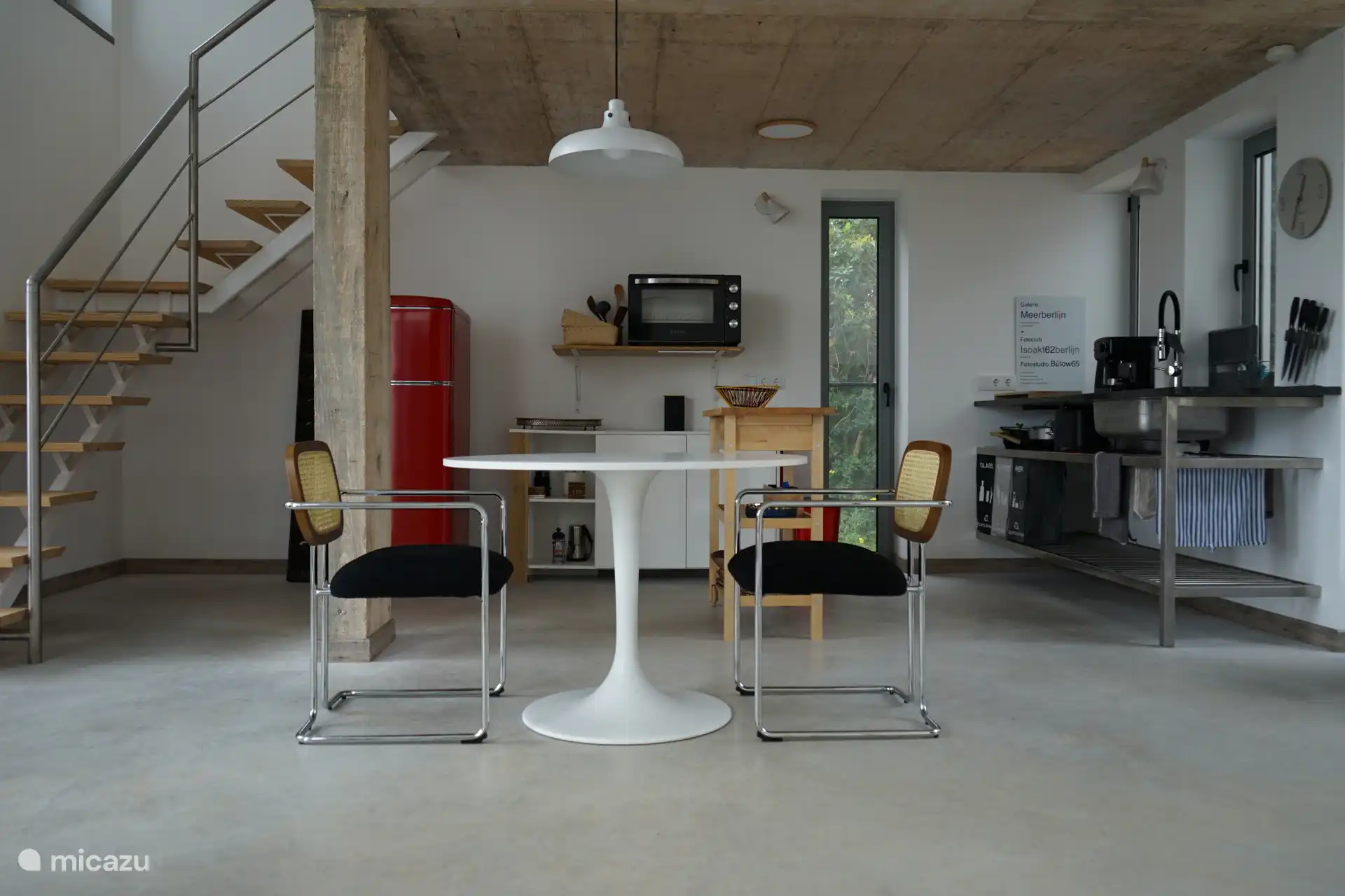 Food and open kitchen