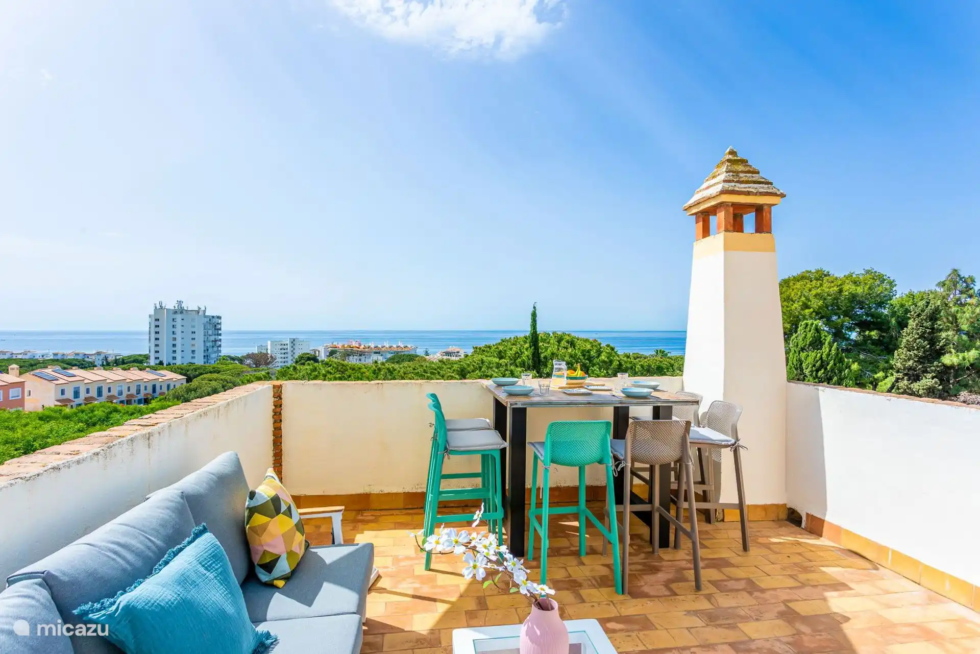 Casa Lola - sun, beach and sea view in Spain, Costa del Sol, Mijas Costa - Apartment