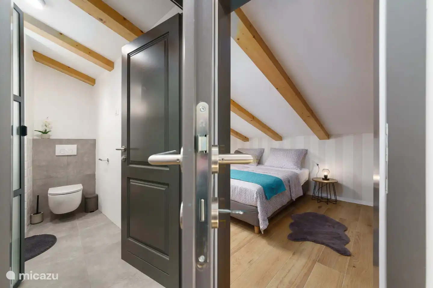 Salle de bain et chambre