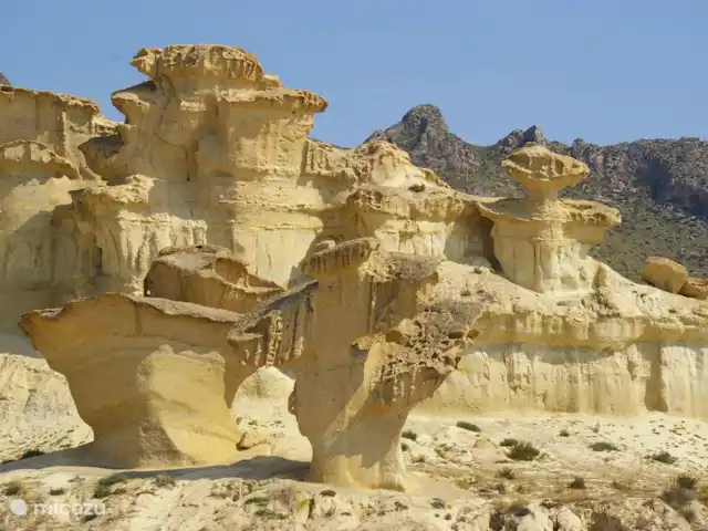 Ponceuse Krijnen | Espagne, Costa Cálida, Alhama de Murcia - appartement Formations rocheuses de Bolnuevo