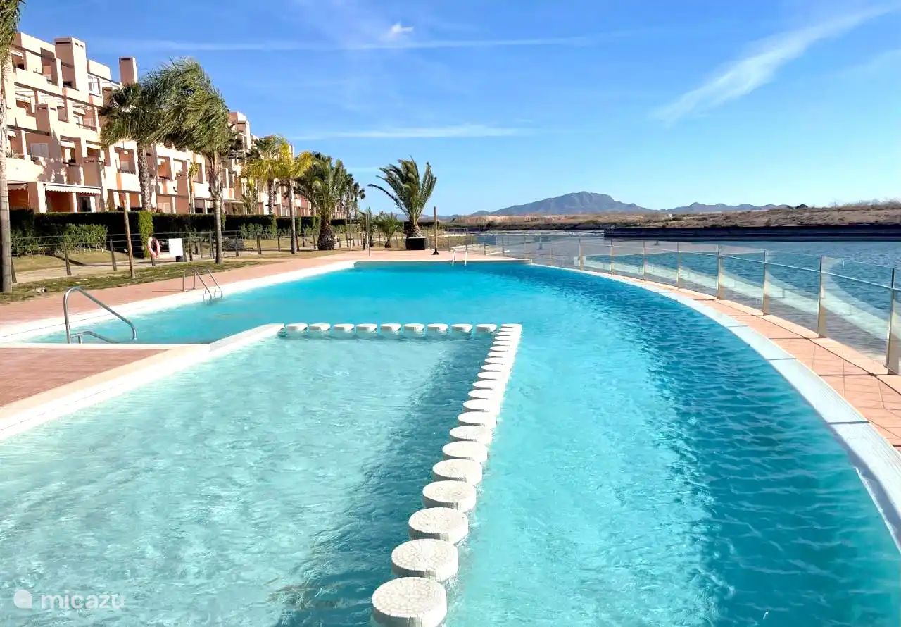 One of the 26 swimming pools at the resort
