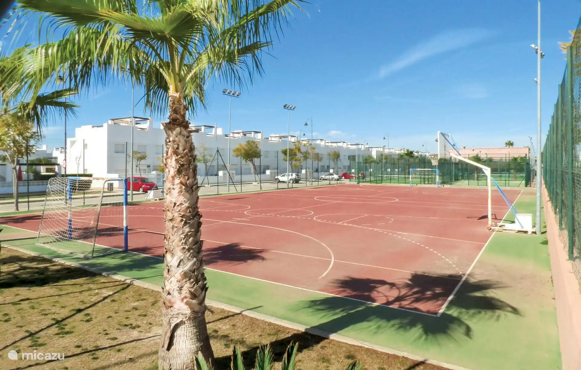 Sports fields at the resort