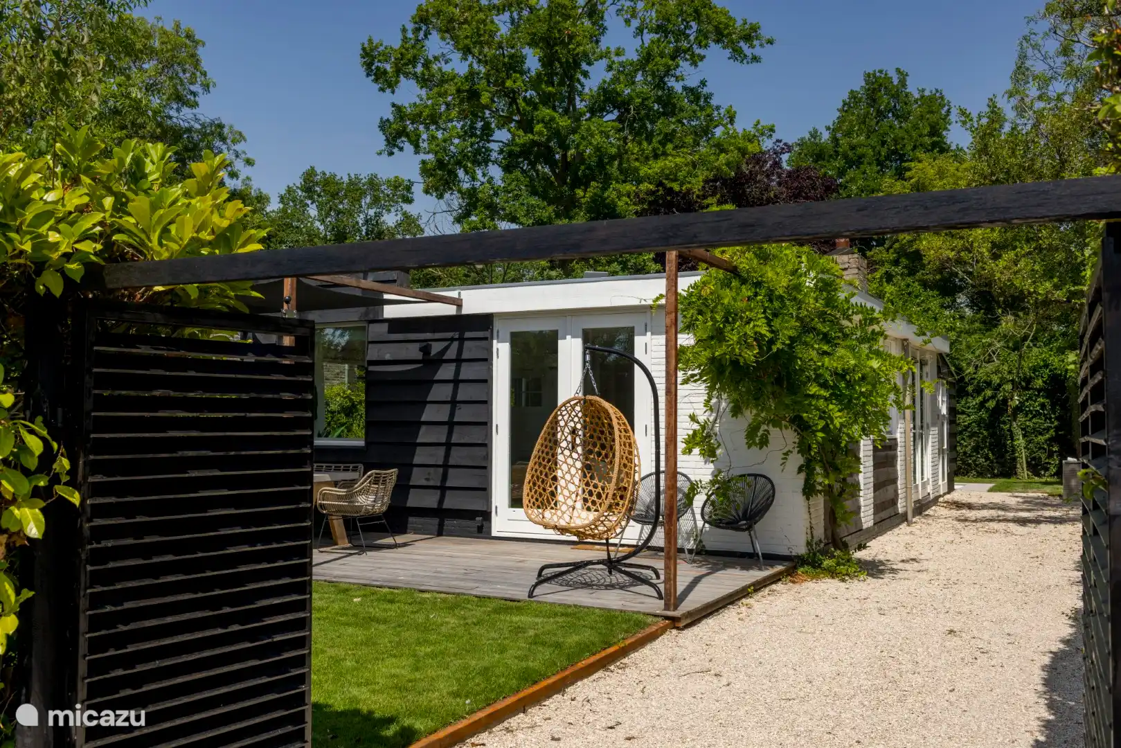 bungalow, Oudelande, Zeeland, Niederlande - Ferienhaus am Strand mit Tauchbecken