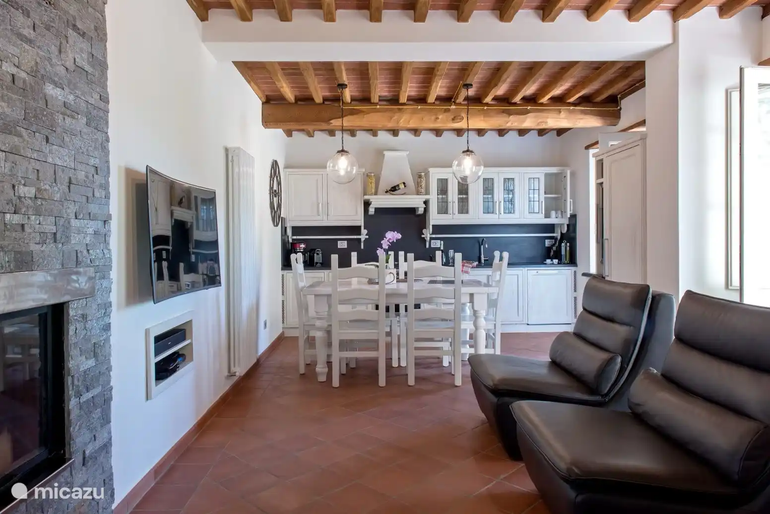 Open Plan Kitchen Lounge Area