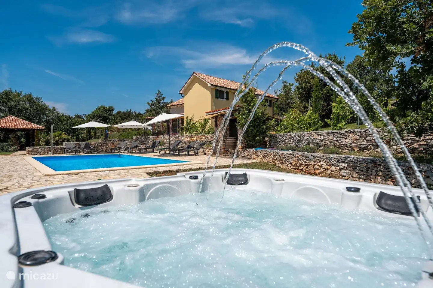 jacuzzi and swimming pool