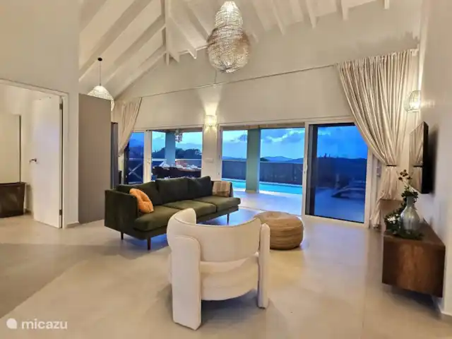 Villa Atardecer Fontaine de Villapark | Curaçao, Banda Abou (ouest), Fontein - villa Salon