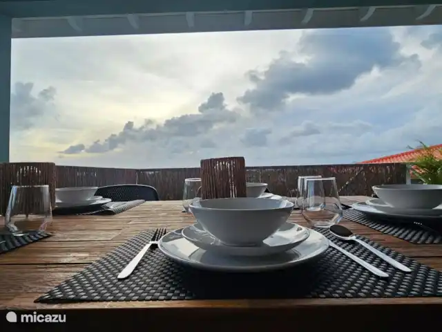 Villa Atardecer Fontaine de Villapark | Curaçao, Banda Abou (ouest), Fontein - villa Repas en plein air