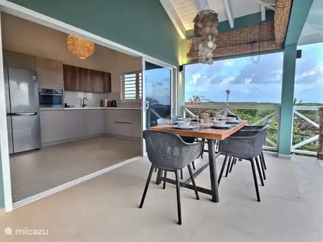 Villa Atardecer Fontaine de Villapark | Curaçao, Banda Abou (ouest), Fontein - villa Repas en plein air