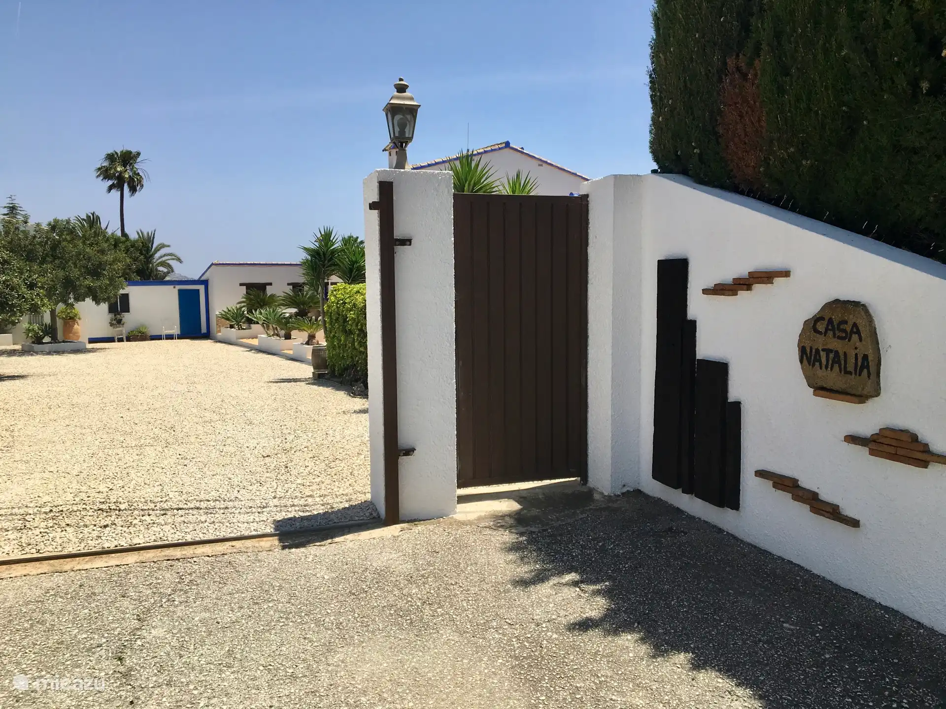 Der Eingang zur Casa Natalia