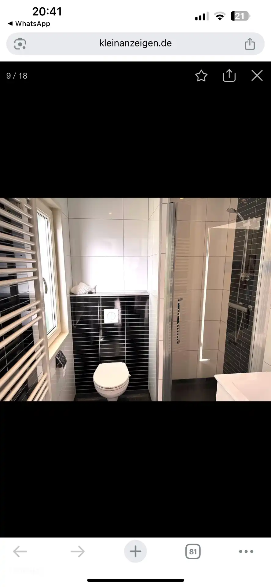 Gepflegtes Badezimmer 