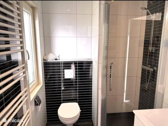 Lieu de repos au bord du lac  | Pays-Bas, Gueldre, Nunspeet - bungalow Salle de bain soignée
