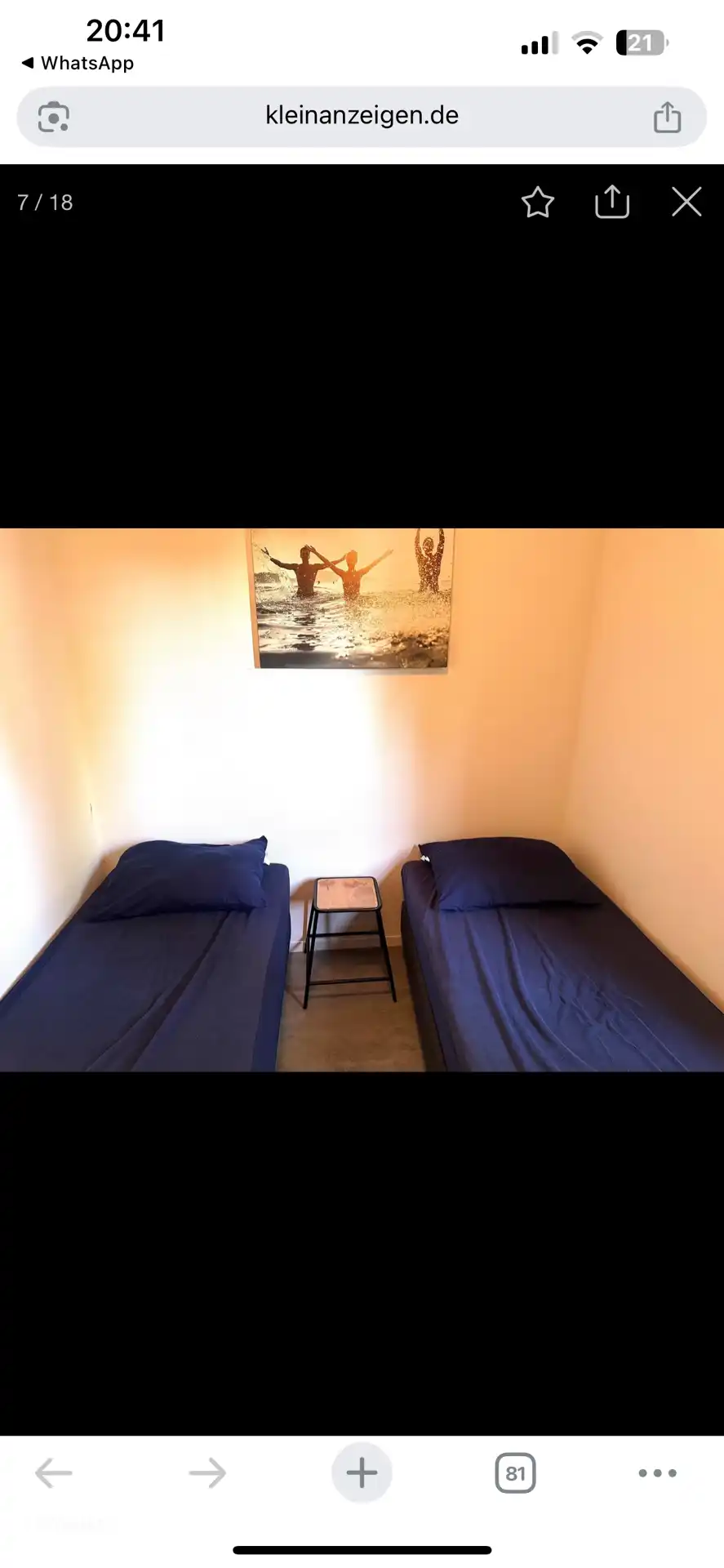 Das zweite Schlafzimmer