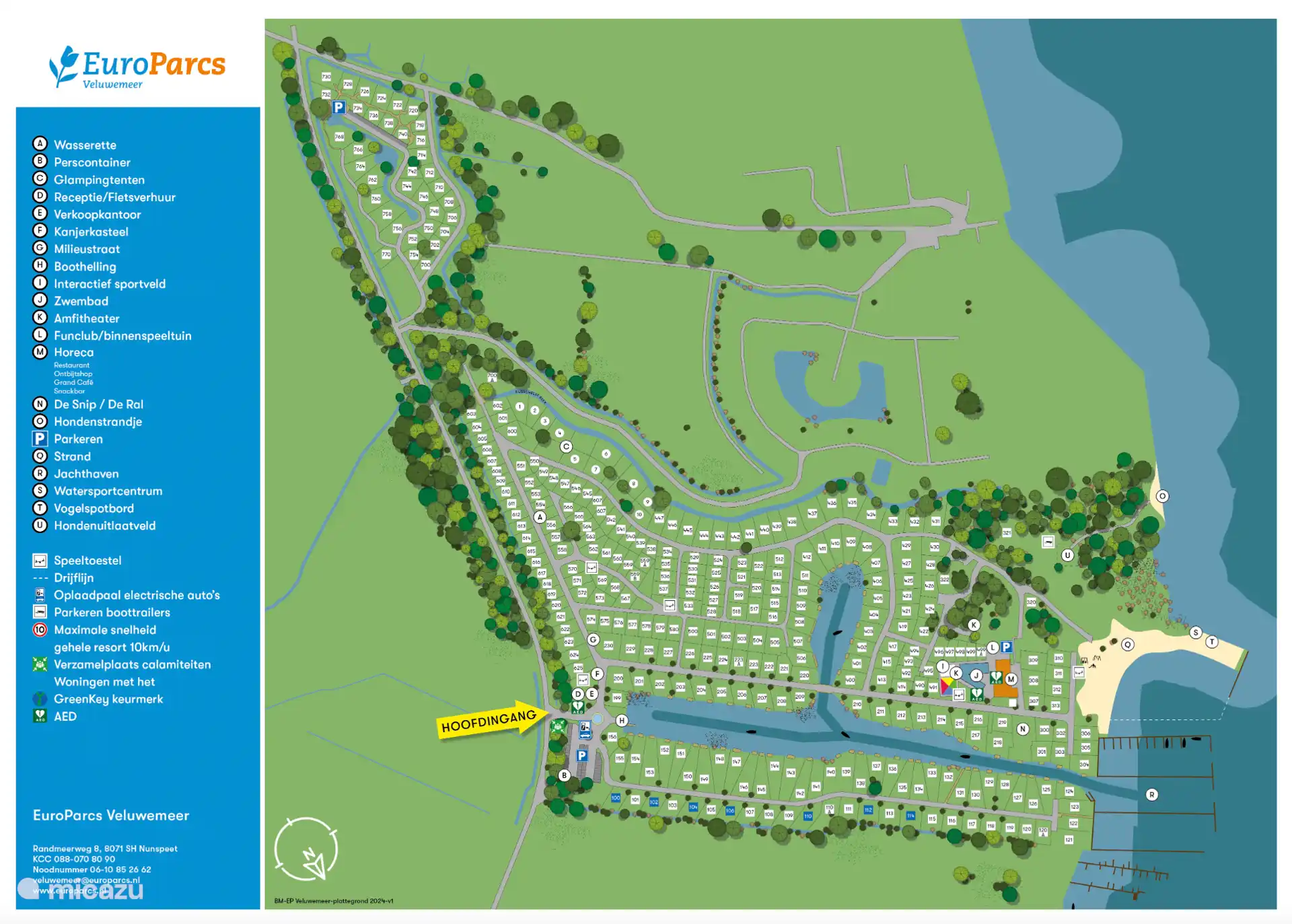 Siehe die Karte von Europarcs. Viel Auswahl!