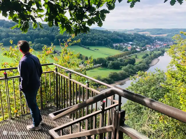 casa vacacional en Alemania, Sauerland, Beverungen – La vista más hermosa Paseo del Weser en Badkarlshafen