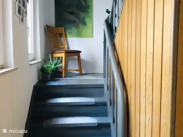 casa vacacional en Alemania, Sauerland, Beverungen – La vista más hermosa Escaleras a 1. Piso