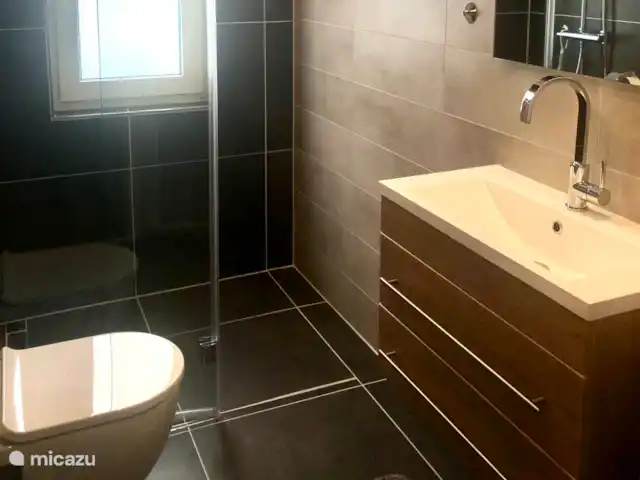 casa vacacional en Alemania, Sauerland, Beverungen – La vista más hermosa 1. Baño.