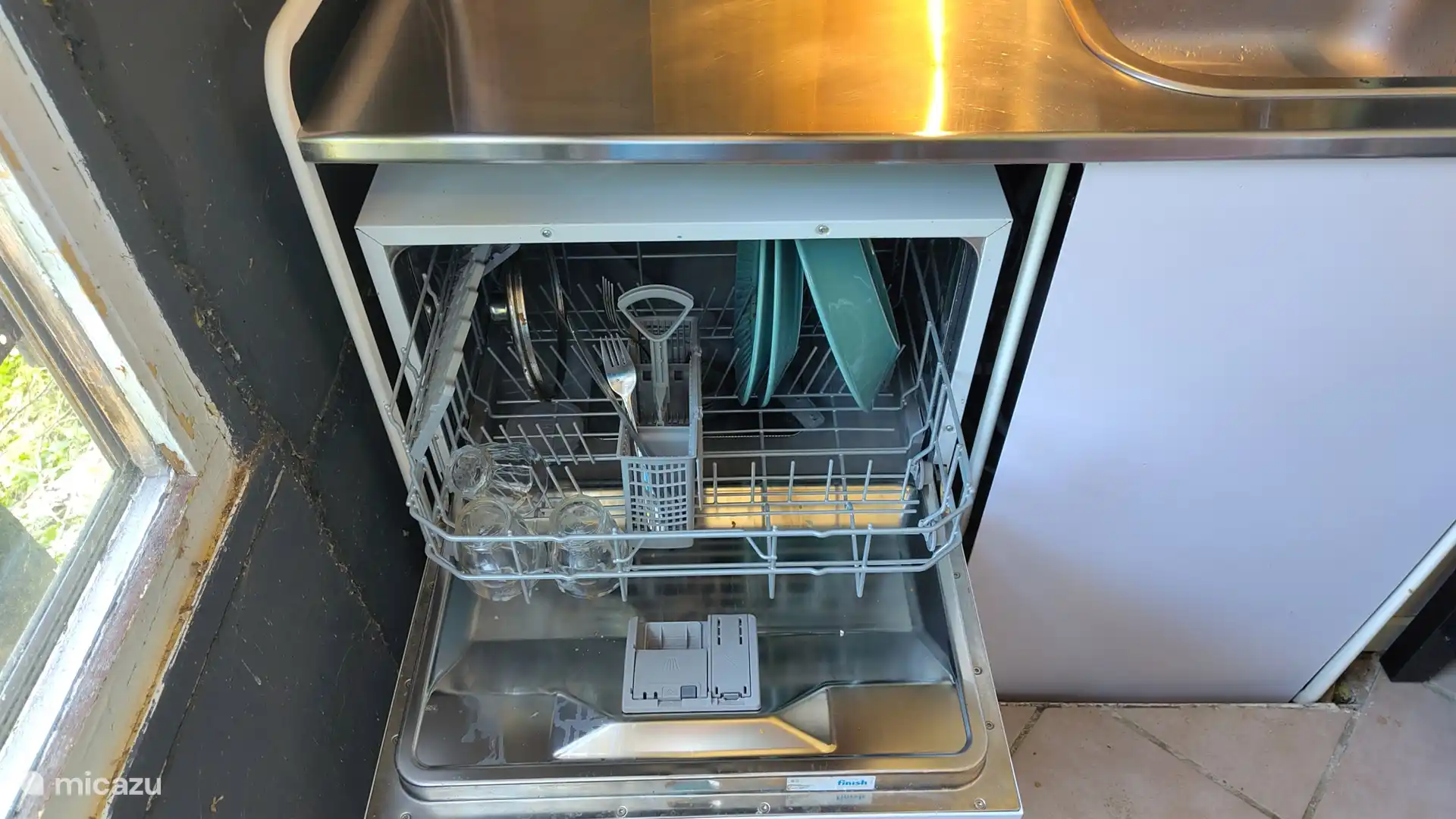 Ein halber Spülmaschinenwürfel ist in Ordnung!