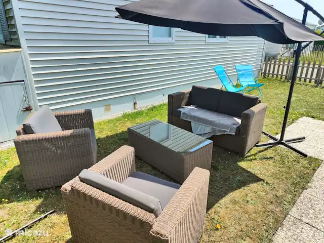 Harly en Bélgica, Costa Belga, Bredene - chalet Conjunto de jardín