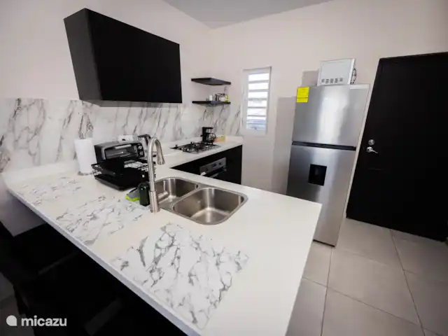 Location de Vacances Curaçao, Banda Ariba (est), Mambo Beach, appartement - Central 2BR Apt - 10 minutes Mambo Bch Cuisine