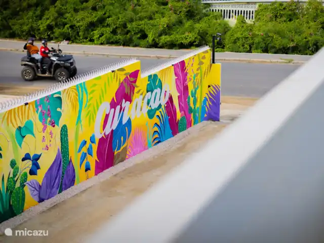 Location de Vacances Curaçao, Banda Ariba (est), Mambo Beach, appartement - Central 2BR Apt - 10 minutes Mambo Bch Art extérieur