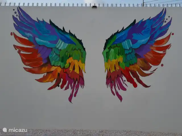 Location de Vacances Curaçao, Banda Ariba (est), Mambo Beach, appartement - Central 2BR Apt - 10 minutes Mambo Bch Art extérieur