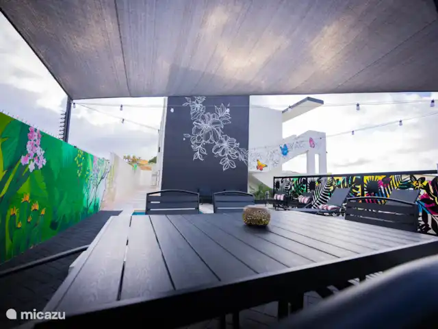 Location de Vacances Curaçao, Banda Ariba (est), Mambo Beach, appartement - Central 2BR Apt - 10 minutes Mambo Bch Espace piscine