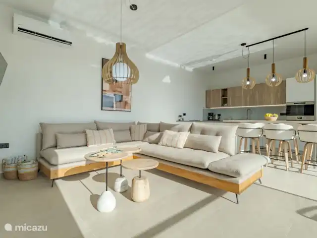 Villa Celest en Grecia, Creta,  Sellia - villa Salón