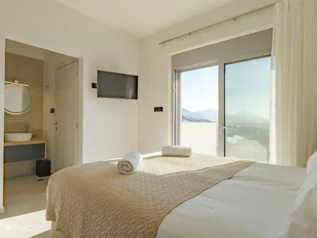 Villa Celest en Grecia, Creta,  Sellia - villa Dormitorio de arriba