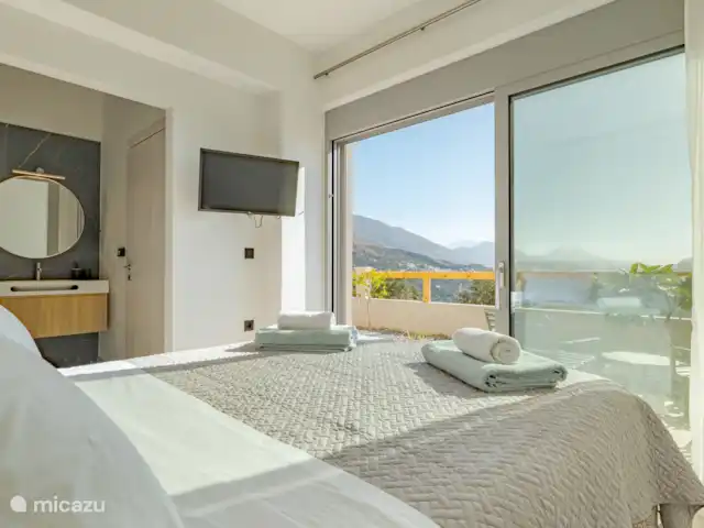 Villa Celest en Grecia, Creta,  Sellia - villa Dormitorio