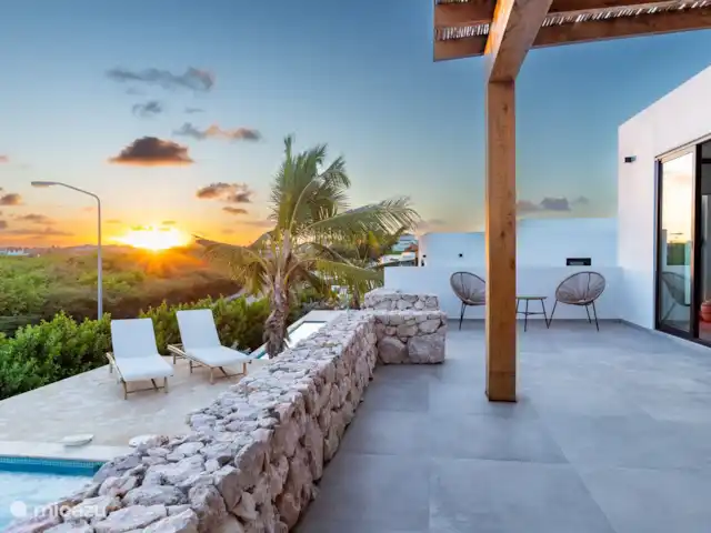 LXRY Villa 2 huren in Curaçao, Banda Ariba (oost), Brakkeput Mei Mei - villa Het terras