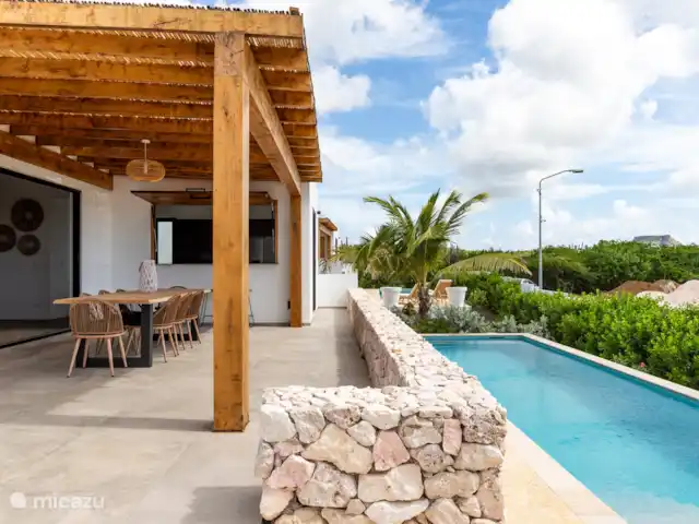 LXRY Villa 2 huren in Curaçao, Banda Ariba (oost), Brakkeput Mei Mei - villa Het terras