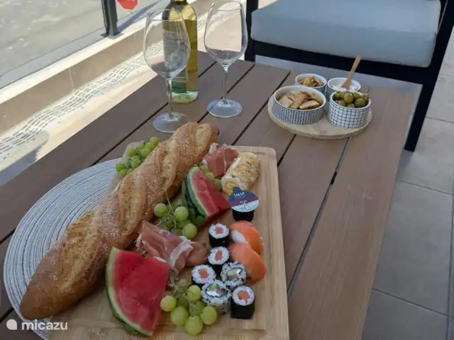 Casa Mariposa huren in Spanje, Costa Blanca, San Miguel de Salinas - penthouse Tapas plank op het balkon