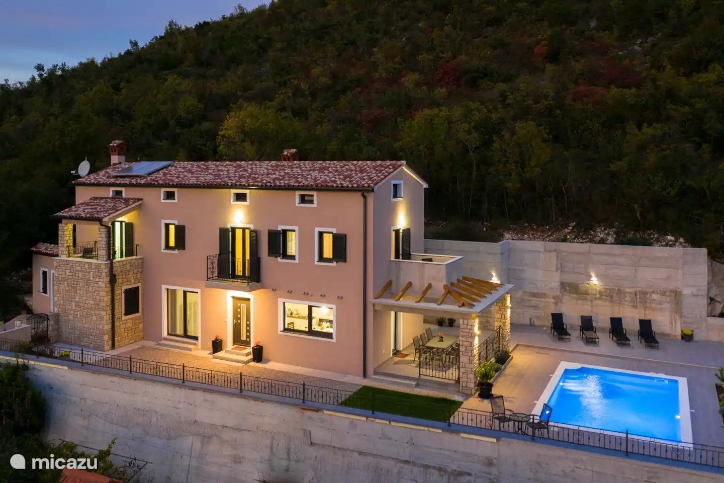The villa