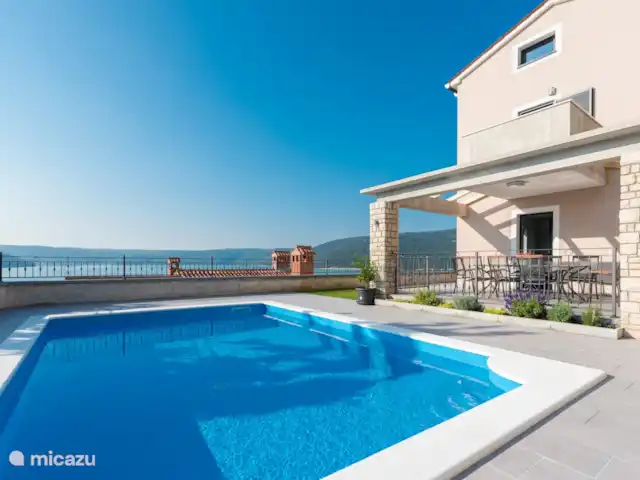 Villa Trget 14 en Croacia, Istria, Trget - villa piscina