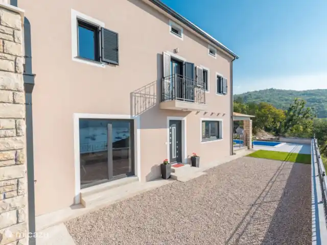 Villa Trget 14 en Croacia, Istria, Trget - villa entrada