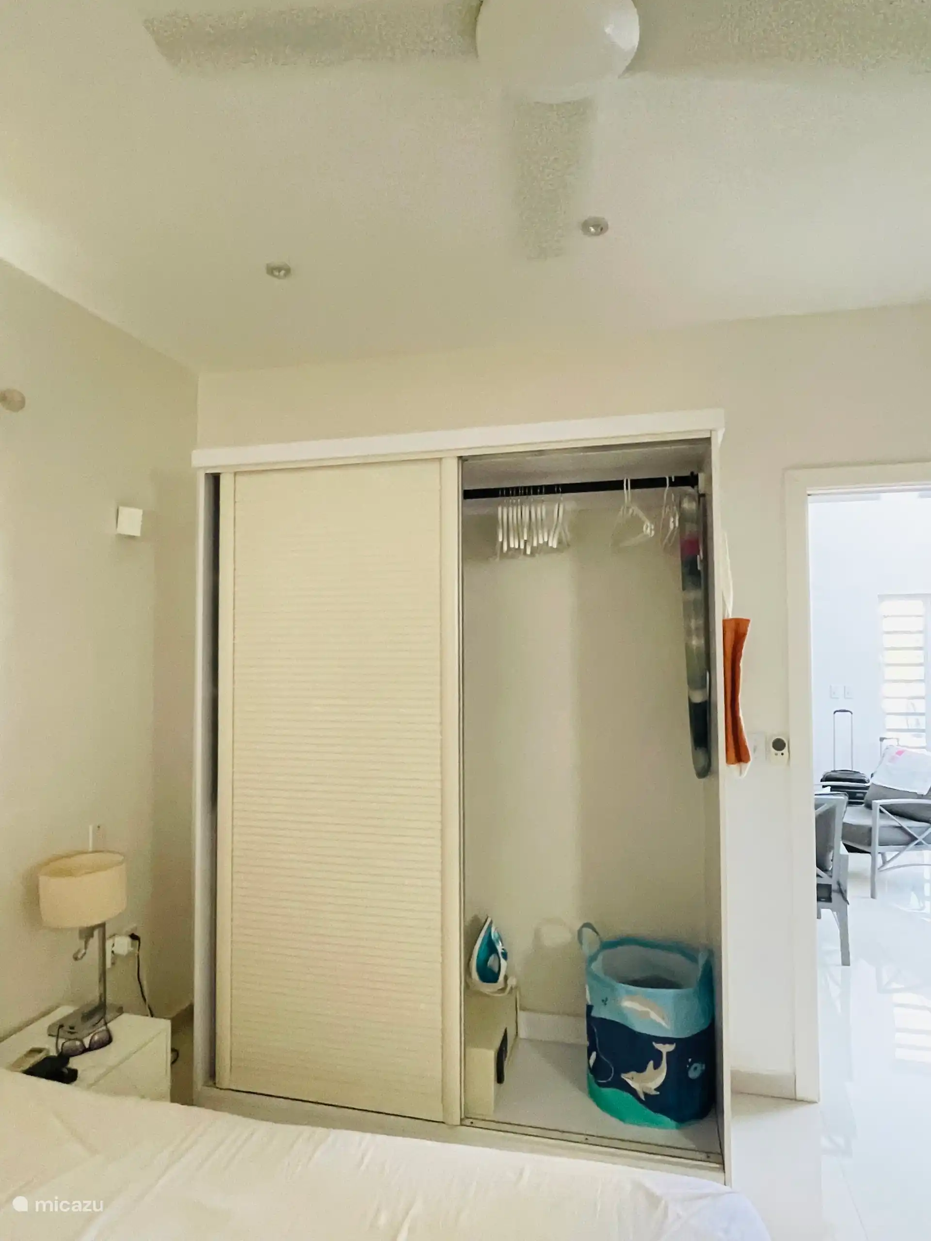 Planche à repasser et fer à repasser fournis 