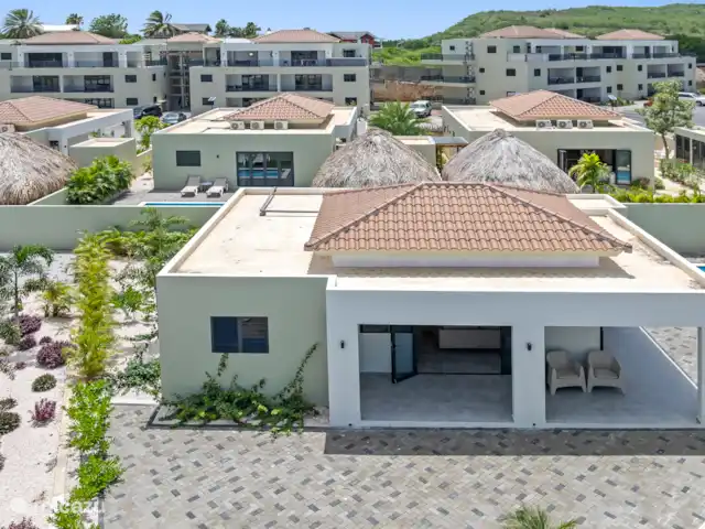 Location de Vacances Curaçao, Curaçao-Centre, Willemstad, villa - Villa Paradise avec piscine privée  Devant de la maison