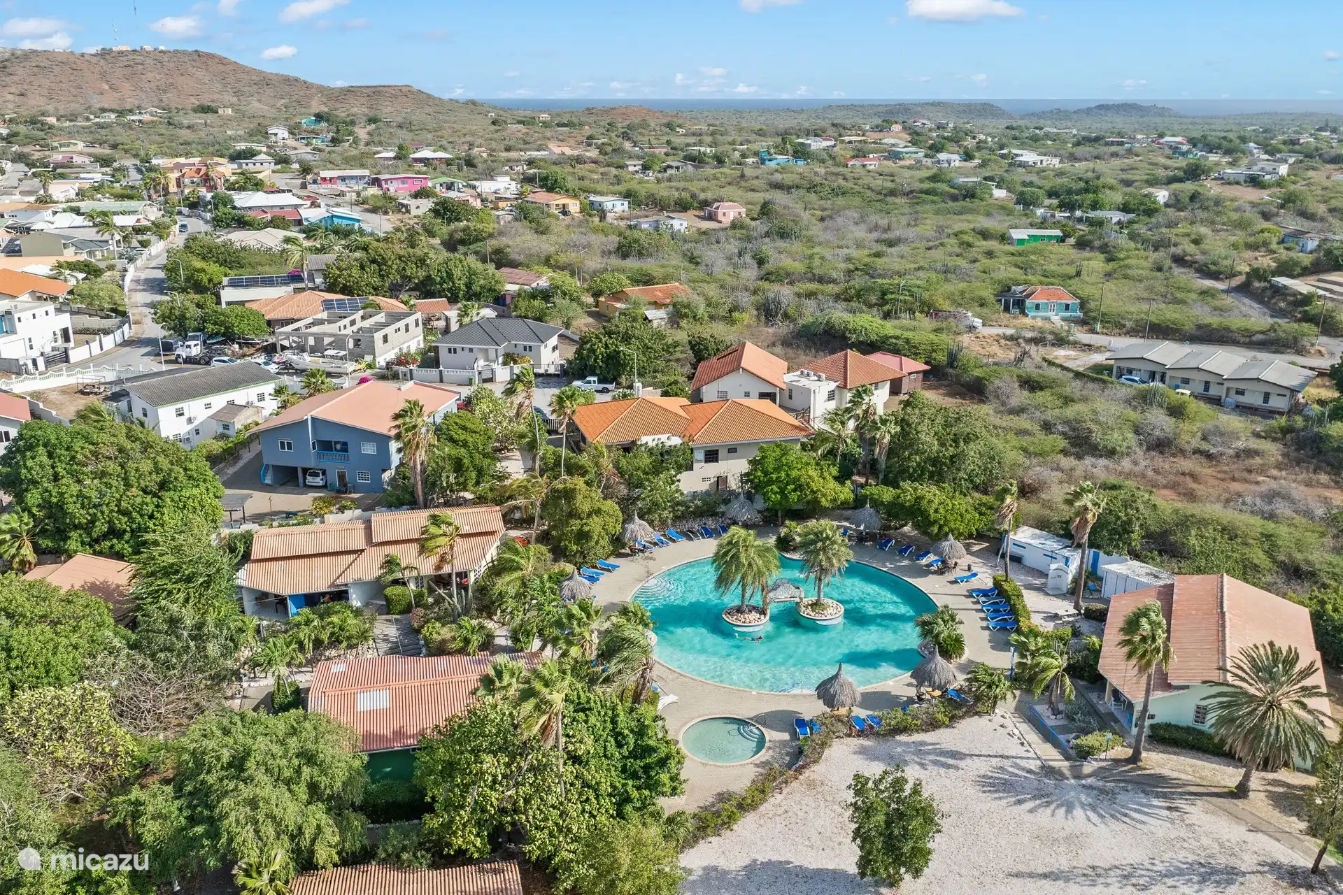 Piscina desde arriba