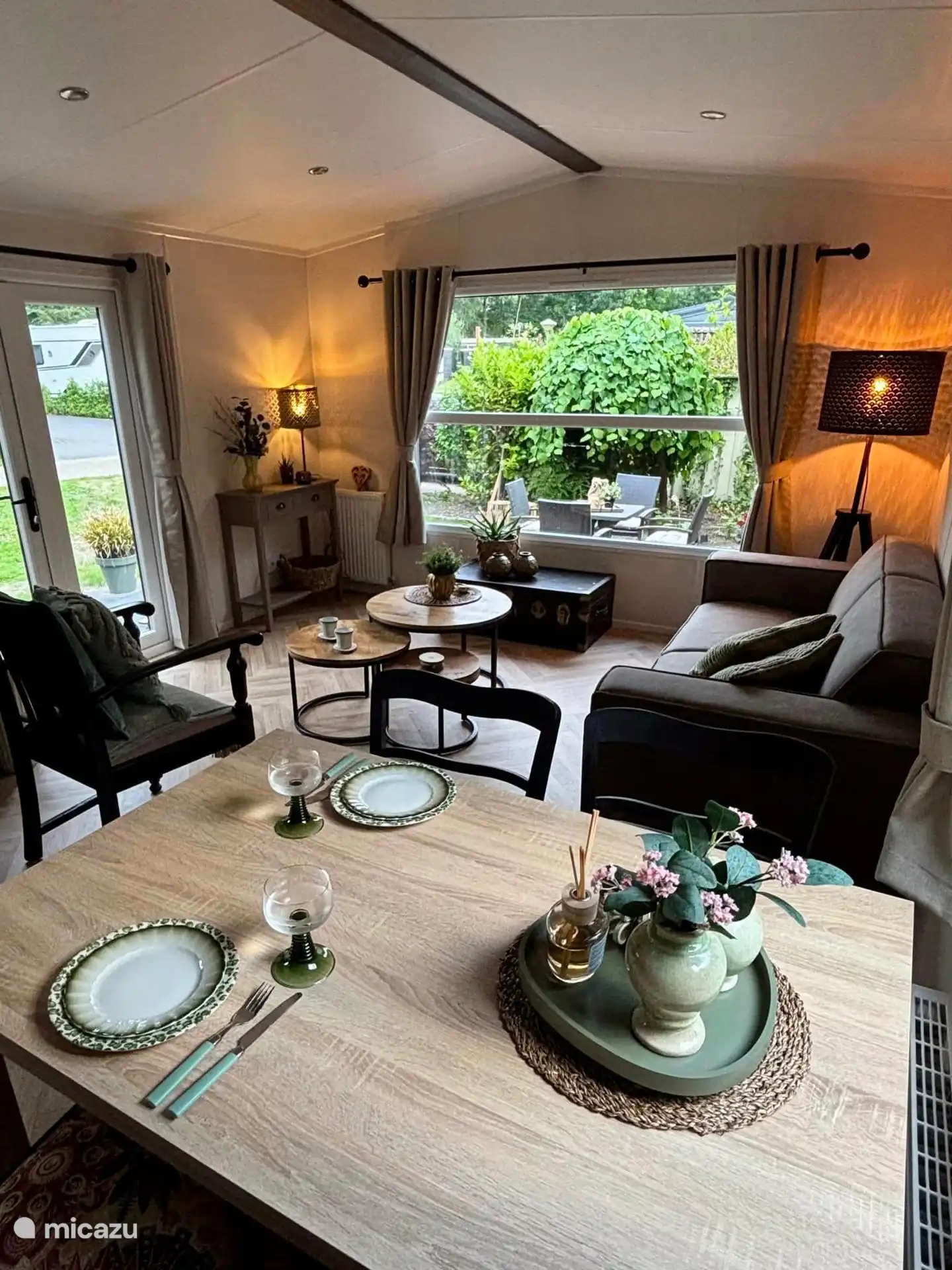 Living room with TV. 