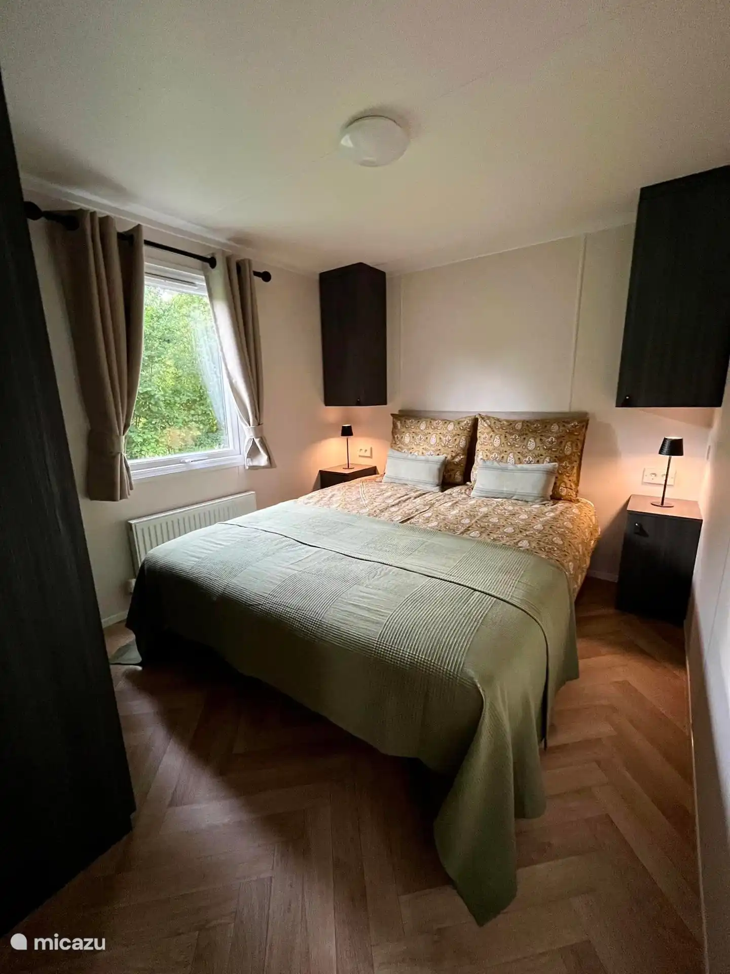 Master bedroom with closet space. 
