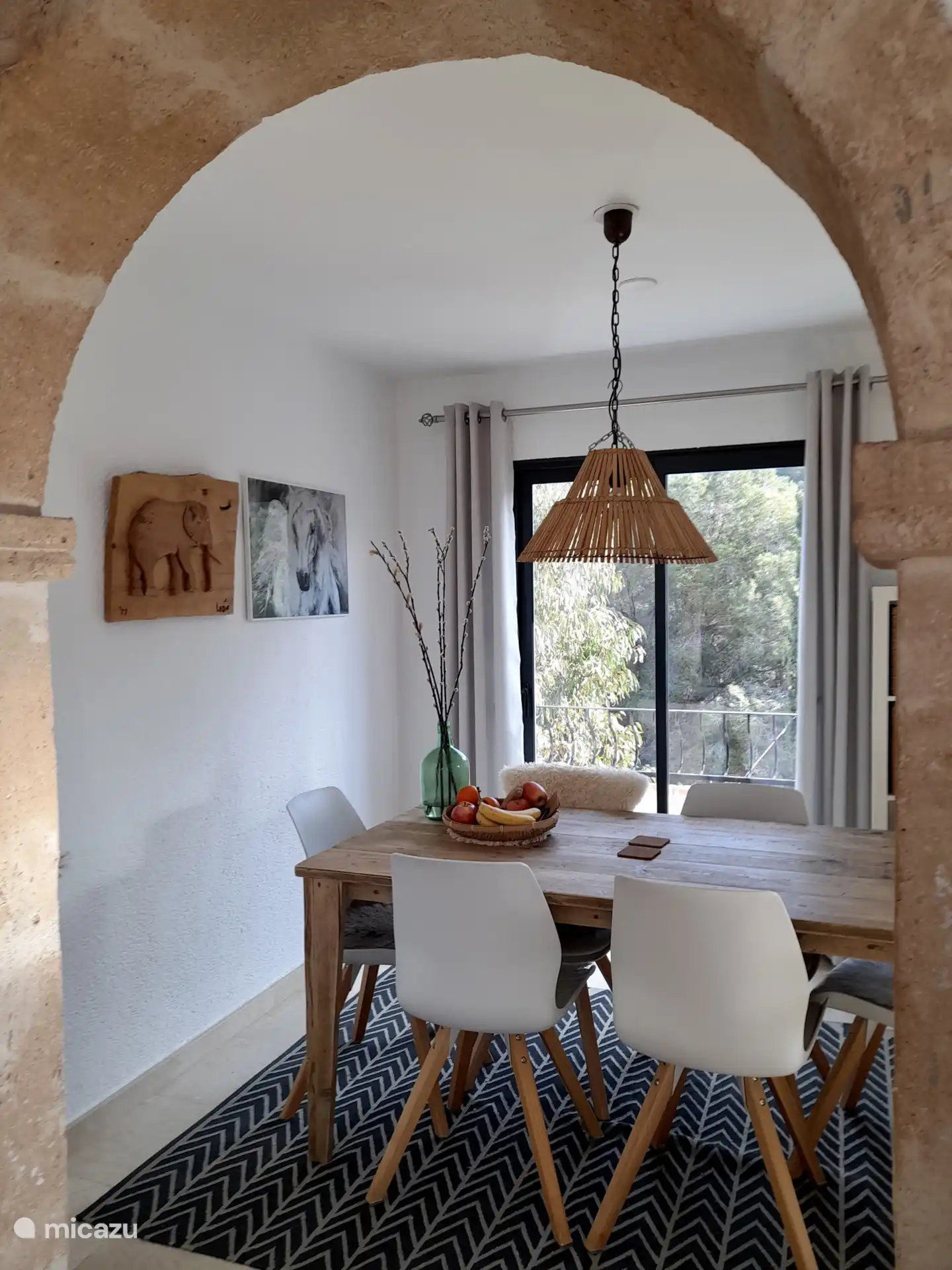 Vous pouvez également dîner à l’intérieur.