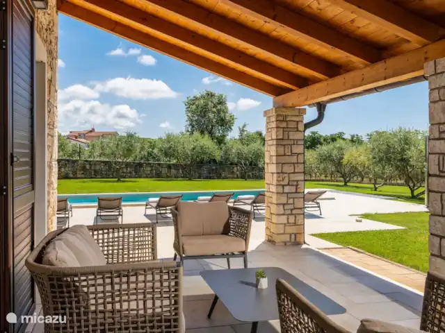 Villa Rosini 12 huren in Kroatië, Istrië, Porec - villa veranda