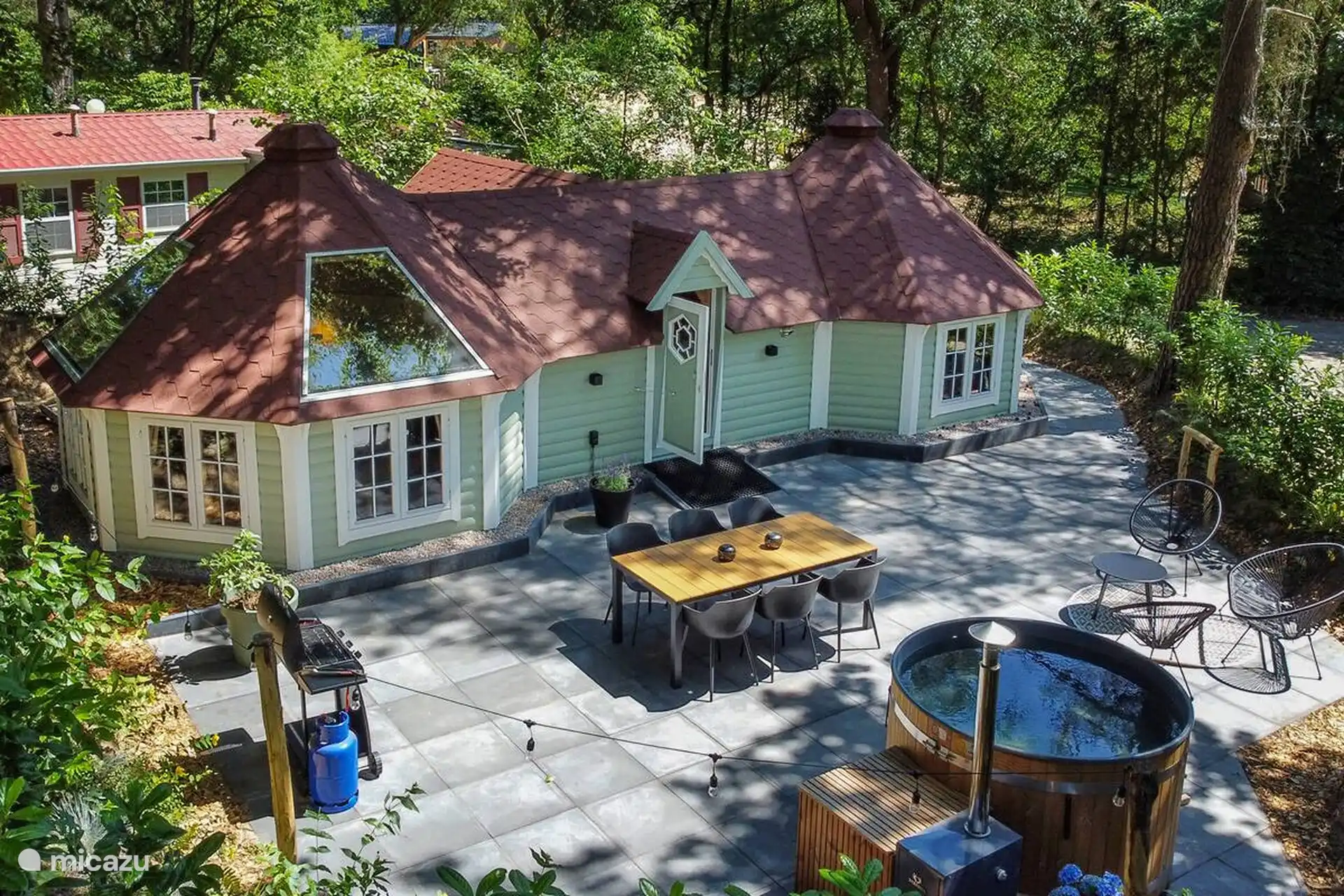 vakantiehuis huren in Meppel, Drenthe, Nederland - Mooie 4p Kota met sauna en hottub 