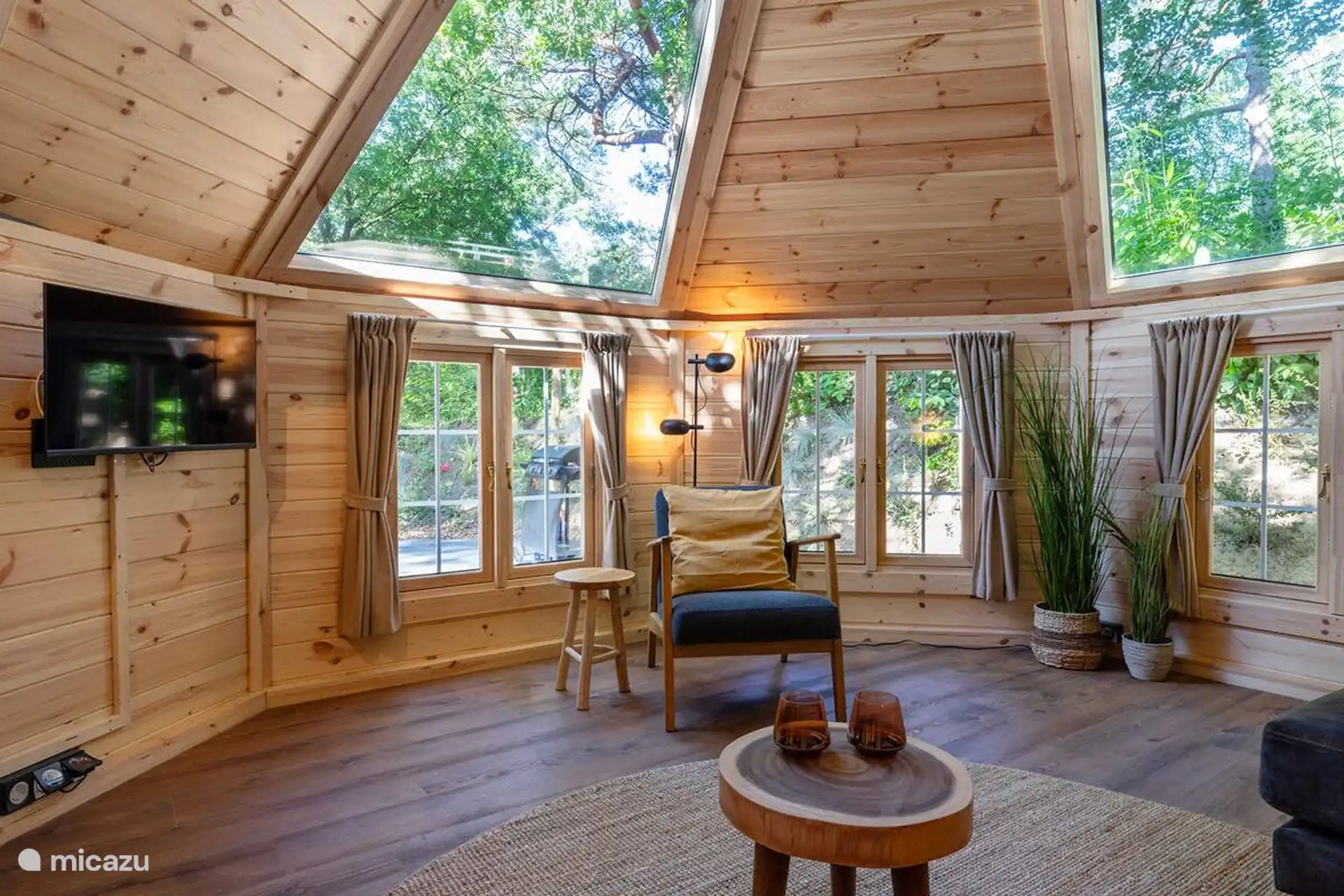 veel daglicht door de dakramen