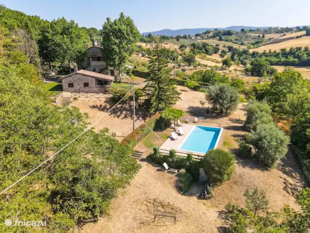 Maison & dépandance avec piscine privée | Italie, Ombrie, Lugnano in Teverina - maison de vacances
